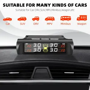 Wireless Smart Tire Pressure Monitor (TPMS)