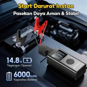 Portable Jump Starter Berkapasitas Tinggi