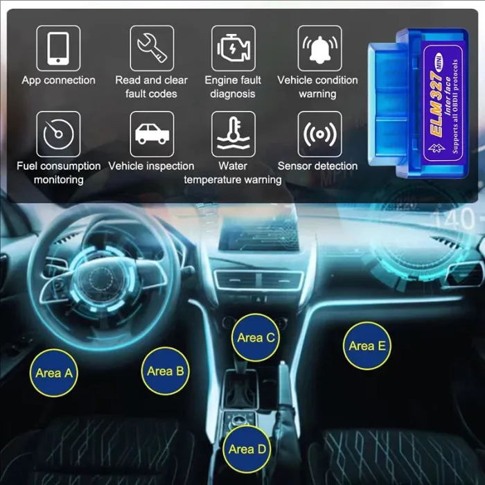 Bluetooth OBD-II Diagnostic Scanner