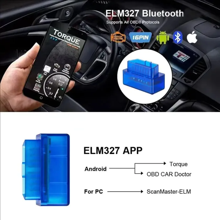Bluetooth OBD-II Diagnostic Scanner